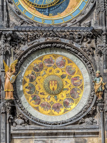 Astronomische Klok Het Oude Stadhuis Praag Tsjechië — Stockfoto