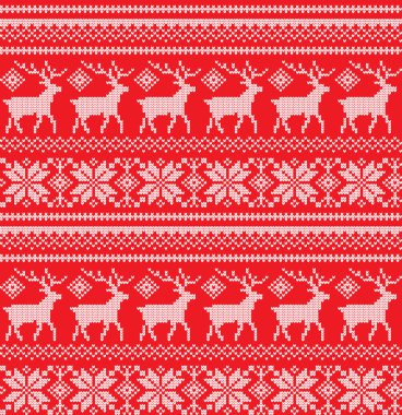 Örgü desen yün örme 2018 kış neşeli Noel
