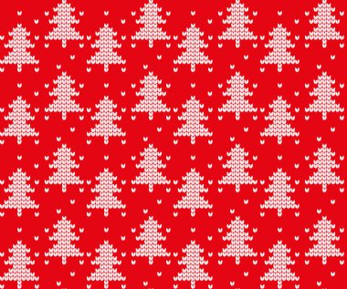 Kış şenlikli Noel örgüsü yün örgü 2019