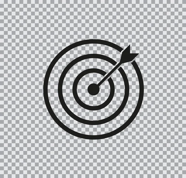 Vektor ikon mål ikon på transparent bakgrund — Stock vektor