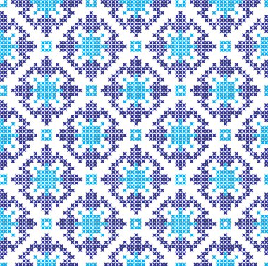 Nakışlı Ukrayna ulusal şablon çapraz