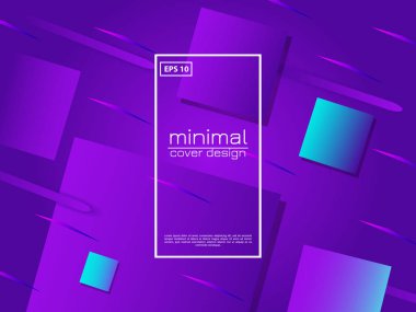 Yaratıcı geometrik duvar kağıdı. Moda eğilimli şekiller kompozisyonu. Eps10 vektörü.