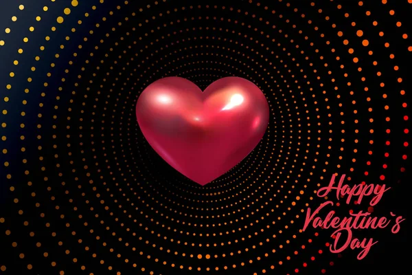 Днем Святого Валентина Векторная Праздничная Иллюстрация Бумажных Красных Букв Текстурированной — стоковое фото