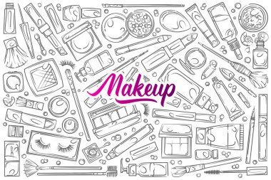 Elle çizilmiş yapmak malzemeleri.