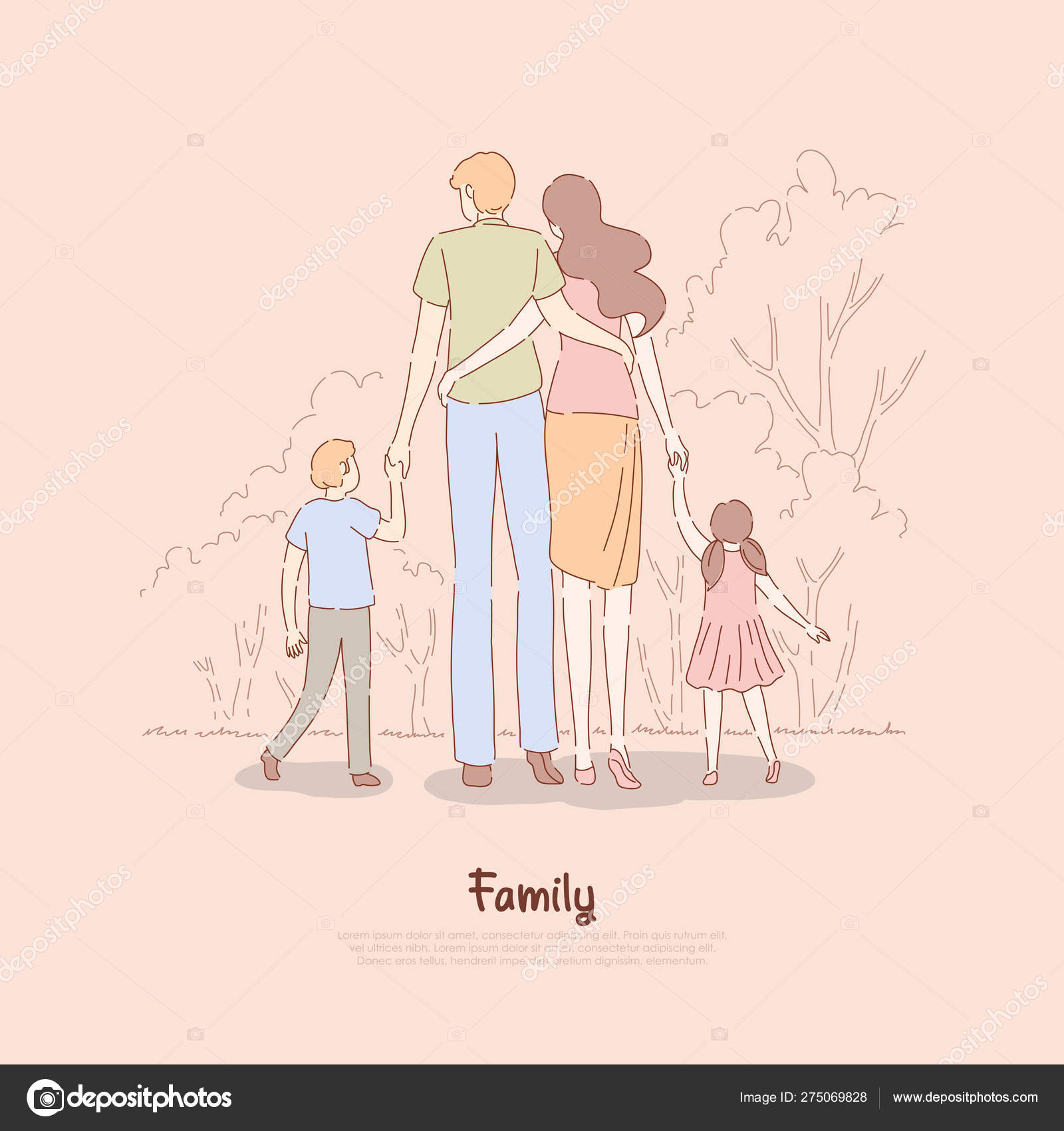 Parents With Children Holding Hands Couple With Kids Stand Together Back View Mother Father Son Daughter Parenting Banner Stock Vector Image By C Little Prince Parents With Children Holding Hands Couple With Kids Stand Together Back View Mother Father Son Daughter Parenting Banner Stock Vector Image By C Little Prince
