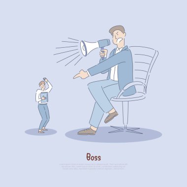 İşveren işçiyi taciz etmek, yönetici tarafından sözlü taciz, aşırı güç kullanımı, işyeri afişinde stres