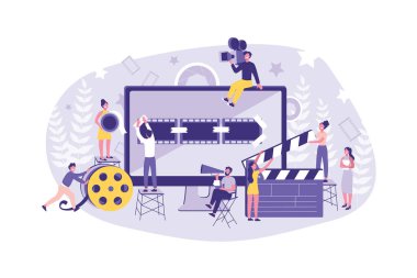 İş Konsepti Hareket Tasarım Stüdyosu. Clerks, Tasarımcı, Editör, Yönetmen bireysel ontent üzerinde Takım Çalışması. İşadamları Kendi Trendlerini Yaratır ve Tanıtın.