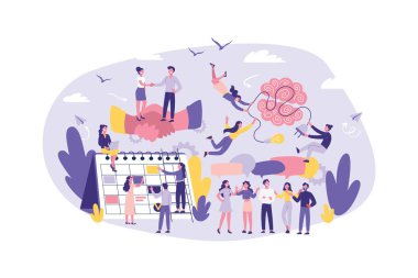 İş Kavramı İşbirliği, Destek, Dış Kaynak Kullanımı, Ortaklık, Anlaşma, Planlama, Fikir, Beyin Fırtınası. Ofis Katipleri, Yöneticiler, Yönetici, Avukat, Muhasebeci Ekip Çalışması.