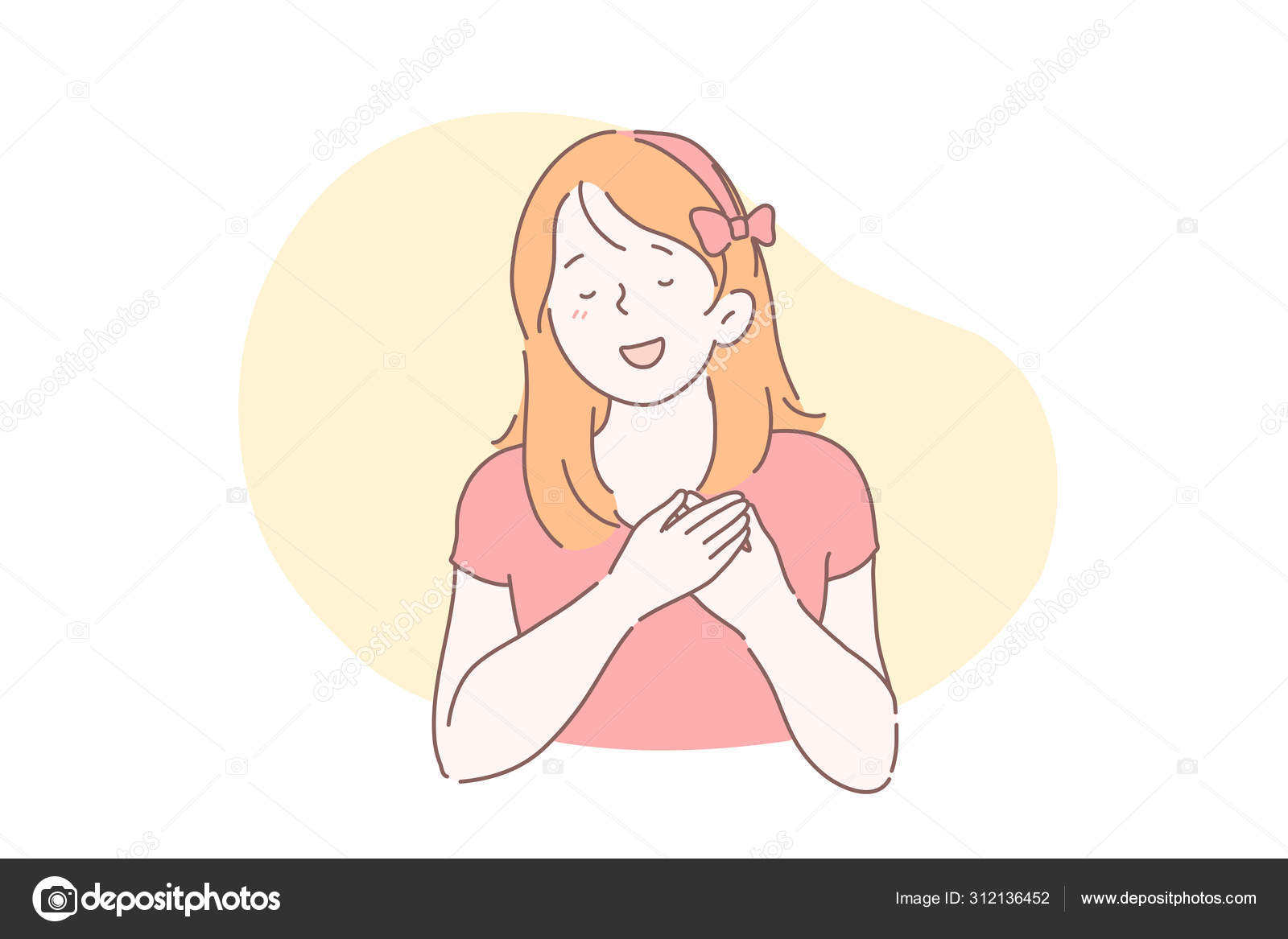 Happy person body language movement concept Stock Vector Image by  ©little_prince #312136452