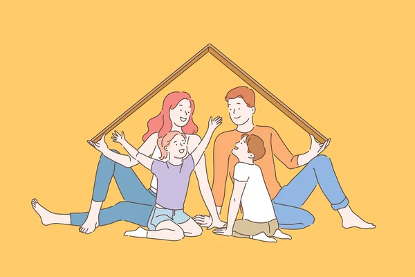 Ev sigortası metaforu, mutlu çocukluk anıları konsepti