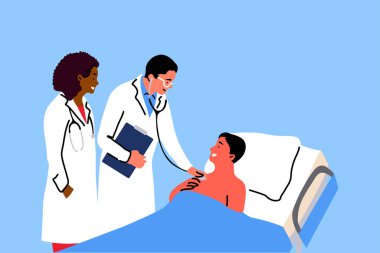 Sağlık, ilaç, muayene konsepti