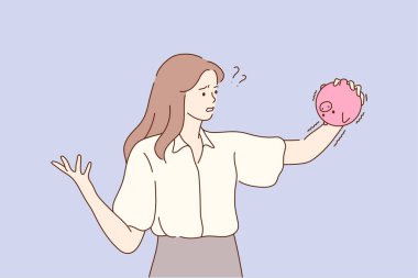 İş, finans, yoksulluk, hüsran, iflas kavramı