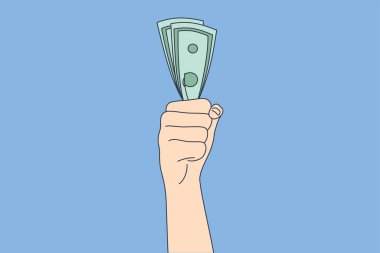 İş, başarı, hedef başarı, servet, para, bankacılık kavramı