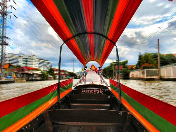 Vista Del Río Chao Phraya Bangkok —  Fotos de Stock