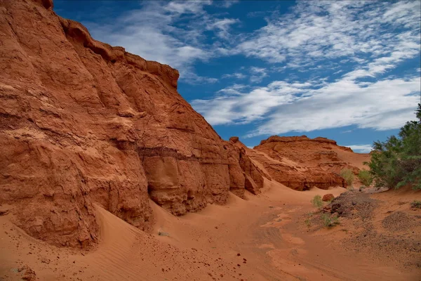 Sudoeste Mongólia Oasis Harmen Tsav Coração Deserto Gobi — Fotografia de Stock