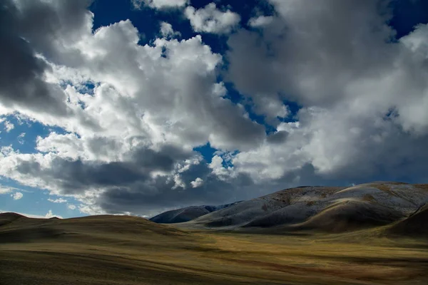 Belleza Única Del Cielo Sobre Las Estepas Mongolas — Foto de Stock