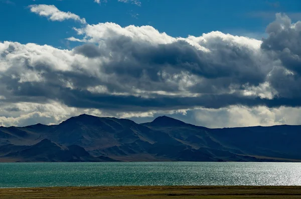 Západní Mongolsko Jezero Tolbo Nur Země Nekonečných Větru — Stock fotografie