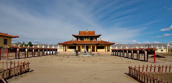 Västra Mongoliet Buddhistiska Kloster Gandantegchilen Hovd — Stockfoto