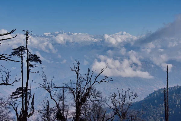 View Snow Covered Himalayas Height 3250M Eastern India Arunachal Pradesh — Stock Photo, Image