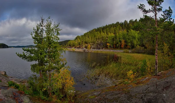 Rusia República Karelia Islas Costa Noroeste Del Lago Ladoga Cerca —  Fotos de Stock