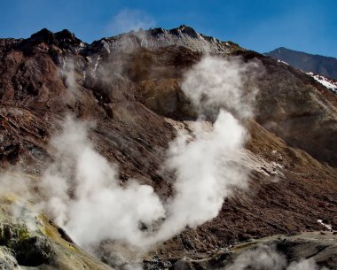 Rusya. Kamçatka Yarımadası. Volkan 