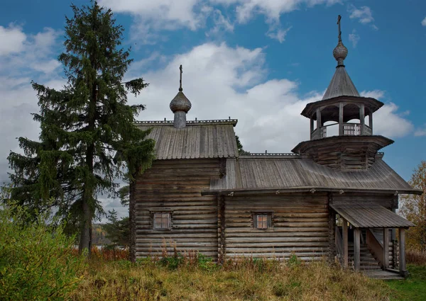 Russland Karelien Alte Orthodoxe Kirche Ufer Des Ladoga Sees Aus — Stockfoto