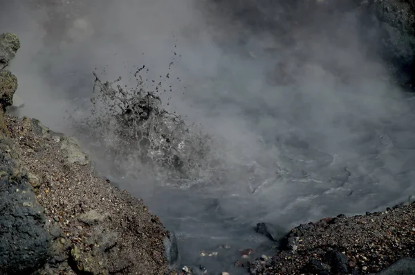 Russie Péninsule Kamchatka Volcan Mutnovskaya Sopka Est Unique Dans Celui — Photo