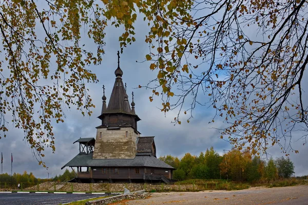 Russland Karelien Alte Orthodoxe Kirche Ufer Des Ladoga Sees Aus — Stockfoto