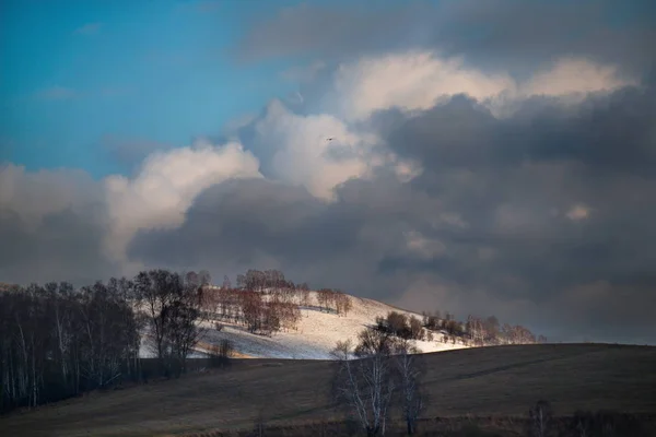 Russia. Altai territory. Chui tract on the border of The Altai mountains.