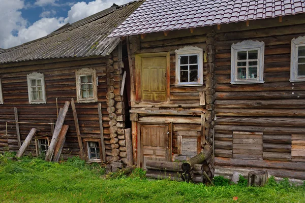 Rússia República Carélia Casa Centenária Coração Russo — Fotografia de Stock