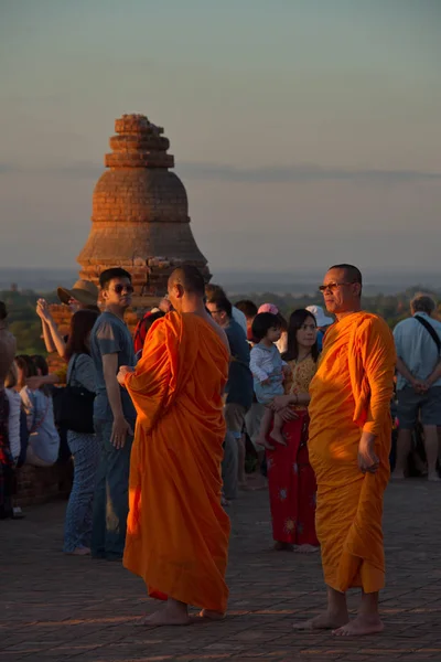 Bagan Myanmar 2016 Antigua Capital Del Reino Bagan Con Miles — Foto de Stock