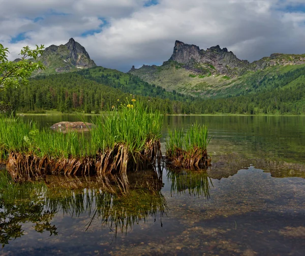 Россия Западный Саян Озеро Свет Природном Парке Эргаки — стоковое фото