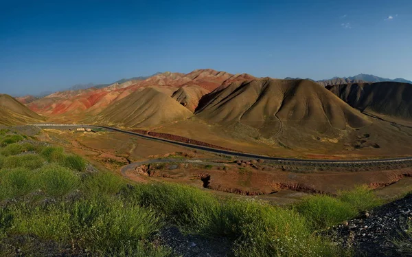 Quirguizistão Parte Nordeste Área Pamir Entre Aldeias Sary Tash Gulcha — Fotografia de Stock