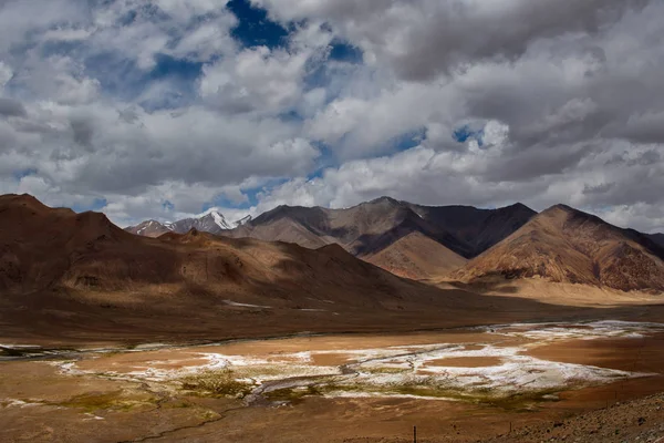 Kirgistan Północno Wschodni Odcinek Autostrady Pamir Między Miastem Osh Granicą — Zdjęcie stockowe