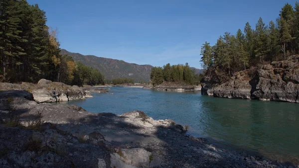 Rusia Montaña Altai Los Famosos Baños Katun Largo Carretera Chuya — Foto de Stock