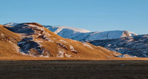 Rusya Batı Sibirya Kosh Agach Köyü Yakınlarındaki Altai Dağlarının Güneyi — Stok fotoğraf