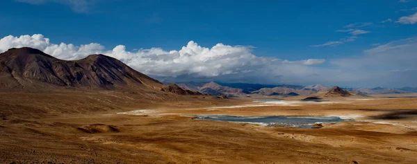 Tadzjikistan Hooggelegen Woestijnmeer Chururkul Het Noordoostelijke Deel Van Pamir Snelweg — Stockfoto