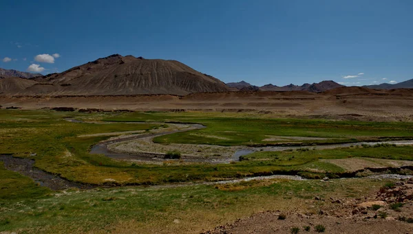 Tayikistán Sección Noreste Autopista Pamir Valle Del Río Markansu —  Fotos de Stock