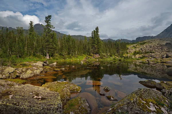 Rusia Montañas Del Este Sayan Natural Mountain Park Ergaki Los — Foto de Stock