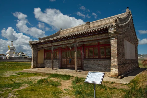 Harhorin Mongolia June 2015 Exterior Erdene Zuu Monastery First Largest — Stock Photo, Image