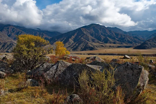 Rusia Sur Siberia Occidental Mountain Altai Increíbles Colocadores Piedra Valle — Foto de Stock