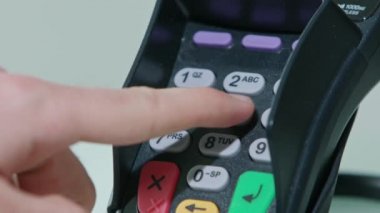 Mobil ödeme. Güvenlik kodunu girme