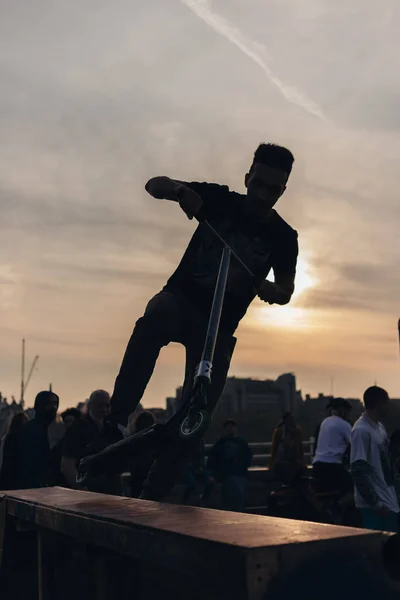 Londra Ngiltere 2019 Waterloo Köprüsü Nde Yok Olma Syanı Eylemcileri — Stok fotoğraf