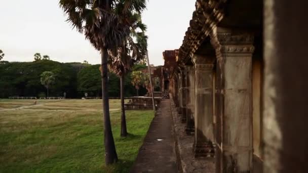 Balaustradas Angkor Wat — Vídeo de Stock