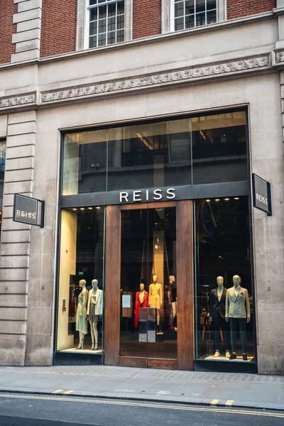 Londra Regno Unito 2020 Reiss Shop Londra — Foto Stock