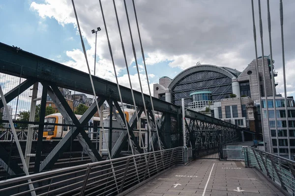 Londres Reino Unido 2020 Vista Estación Tren Charing Cross Desde — Foto de Stock