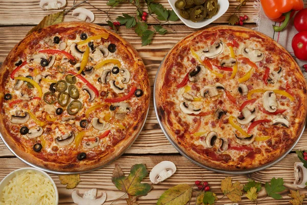 Sebze ve jalapeno pizza