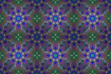 Soyut zarafet, çiçekli arkaplan deseni. Raster Güzel kumaş deseni.