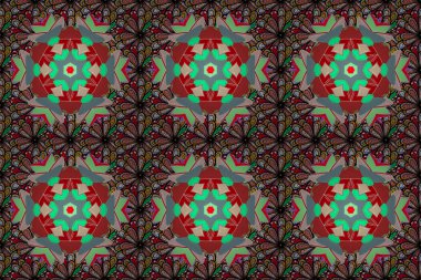 Raster Şirketi işareti, amblem, element. Soyut çiçeklerin etrafını sarın. Basit geometrik mandala logosu. Butik, çiçekçi, iş yeri ve iç mekan için yumuşak renkli güzel dairesel logo..