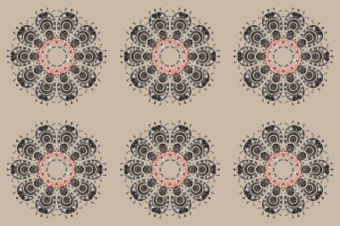 Raster illüstrasyonu. Kar taneleri ve raster arkaplanlı Noel karalaması deseni.